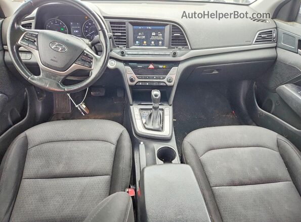 5NPD84LF3JH299408 2018 HYUNDAI ELANTRA White Widok deski rozdzielczej