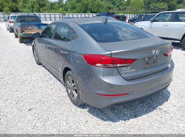 5NPD84LF3JH305627 2018 HYUNDAI ELANTRA Серый Задняя левая четверть