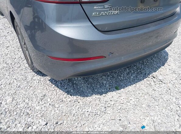 5NPD84LF3JH305627 2018 HYUNDAI ELANTRA Серый Вид спереди