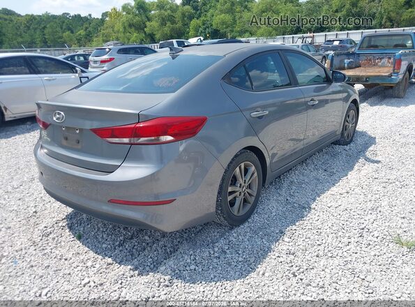 5NPD84LF3JH305627 2018 HYUNDAI ELANTRA Серый Задняя правая четверть