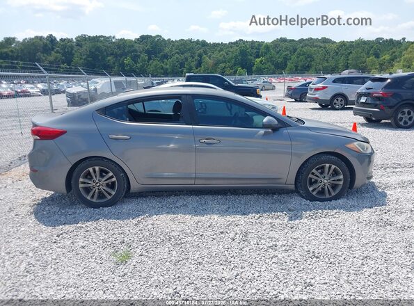 5NPD84LF3JH305627 2018 HYUNDAI ELANTRA Серый Вид задней части салона