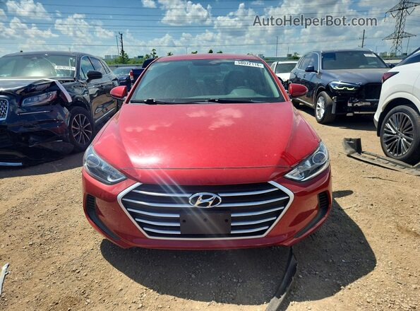 5NPD84LF3JH310312 2018 HYUNDAI ELANTRA Red წინა ხედი
