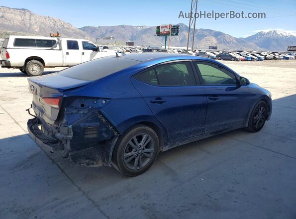 5NPD84LF3JH328938 2018 HYUNDAI ELANTRA Blue Trasero derecho