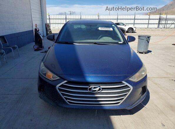 5NPD84LF3JH328938 2018 HYUNDAI ELANTRA Blue Vista frontal