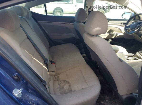 5NPD84LF3JH328938 2018 HYUNDAI ELANTRA Blue Vista de los asientos traseros