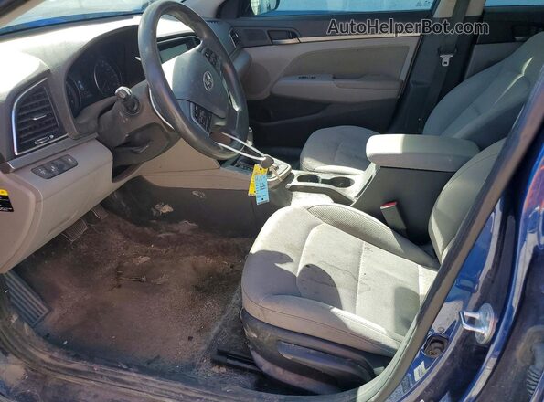 5NPD84LF3JH328938 2018 HYUNDAI ELANTRA Blue Vista interior delantera