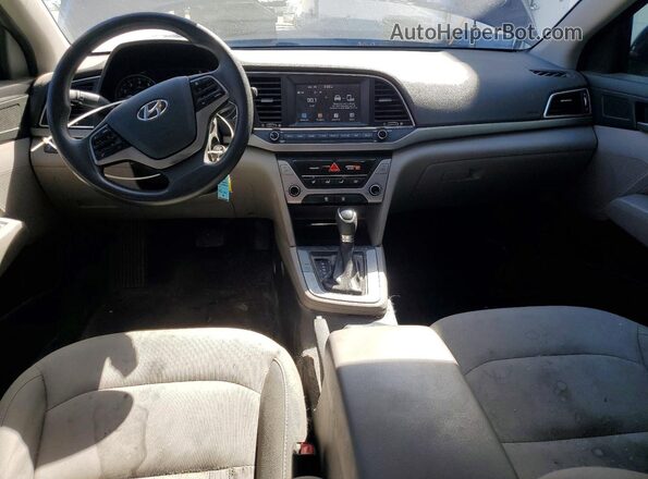 5NPD84LF3JH328938 2018 HYUNDAI ELANTRA Blue Vista del salpicadero