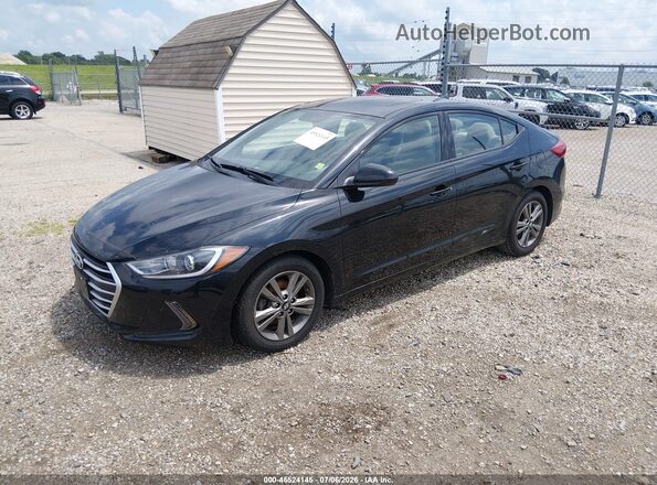5NPD84LF3JH342080 2018 HYUNDAI ELANTRA Black Передня ліва чверть