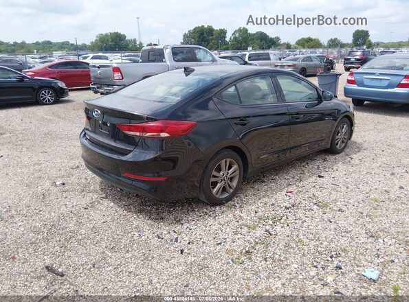 5NPD84LF3JH342080 2018 HYUNDAI ELANTRA Black Задня права чверть
