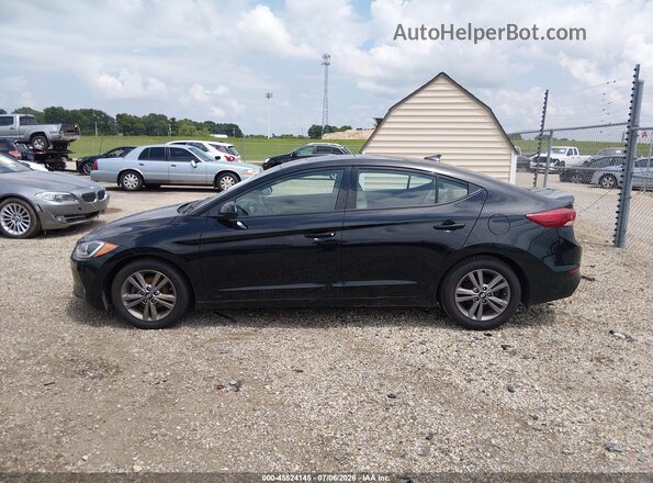 5NPD84LF3JH342080 2018 HYUNDAI ELANTRA Black Панорамний вид салону 360°