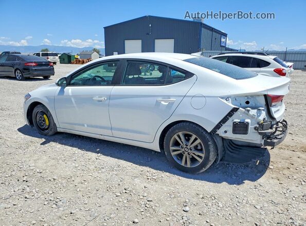 5NPD84LF3JH343245 2018 HYUNDAI ELANTRA White უკანა მარცხენა