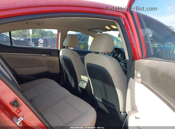 5NPD84LF3JH352284 2018 HYUNDAI ELANTRA Red VIN կոդի պիտակի տեսք