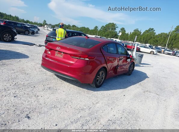 5NPD84LF3JH352284 2018 HYUNDAI ELANTRA Red Հետևի աջ
