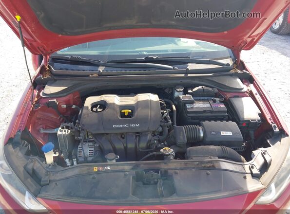 5NPD84LF3JH352284 2018 HYUNDAI ELANTRA Red Հետևի տեսք