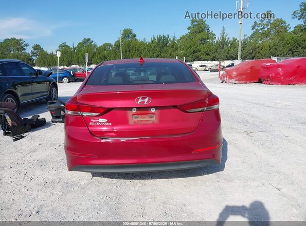 5NPD84LF3JH352284 2018 HYUNDAI ELANTRA Red 