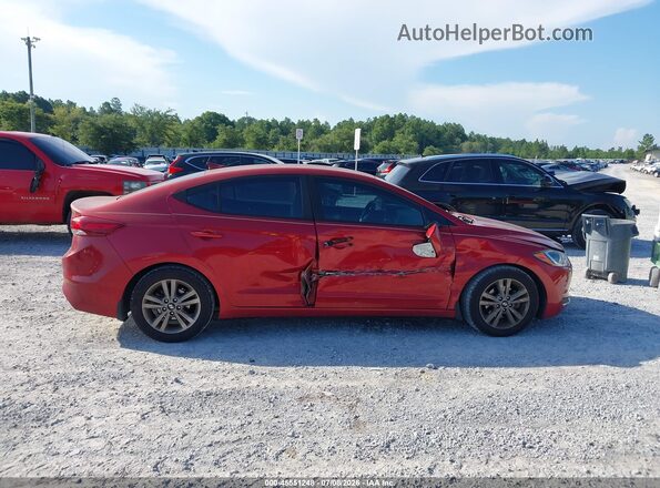 5NPD84LF3JH352284 2018 HYUNDAI ELANTRA Red Սալոնի հետևի տեսք