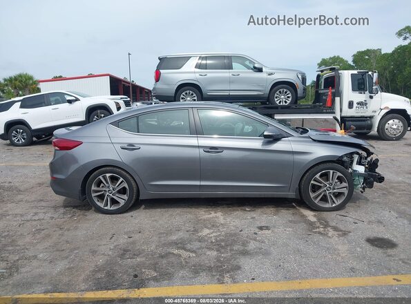 5NPD84LF3JH354780 2018 HYUNDAI ELANTRA Gray 360 interior view