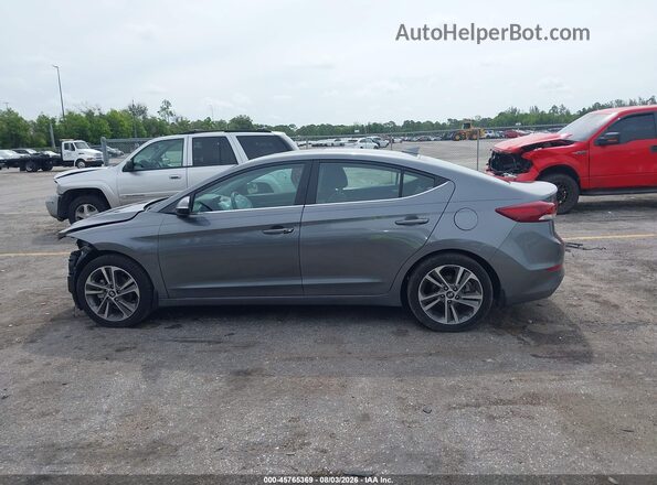 5NPD84LF3JH354780 2018 HYUNDAI ELANTRA Gray 