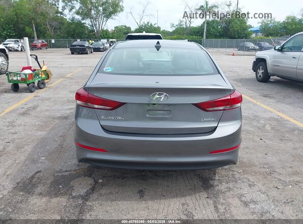 5NPD84LF3JH354780 2018 HYUNDAI ELANTRA Gray 