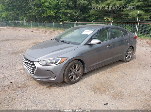 5NPD84LF3JH358389 2018 HYUNDAI ELANTRA Gray Przód lewy