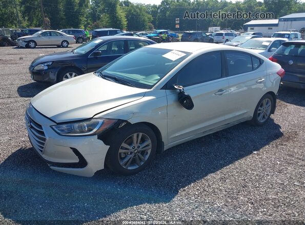 5NPD84LF3JH358845 2018 HYUNDAI ELANTRA Gray Առջևի ձախ երեք քառորդ տեսարան