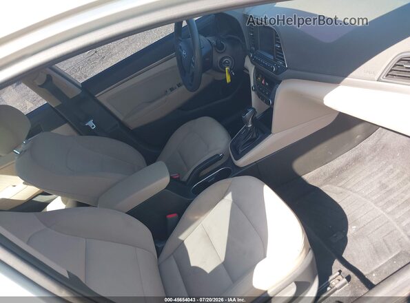 5NPD84LF3JH358845 2018 HYUNDAI ELANTRA Gray Սալոնի դիմացի տեսք
