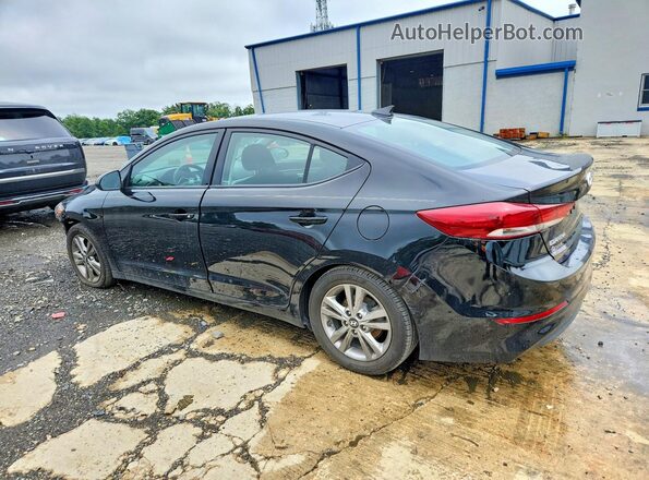 5NPD84LF3JH383048 2018 HYUNDAI ELANTRA Black Trasero izquierdo