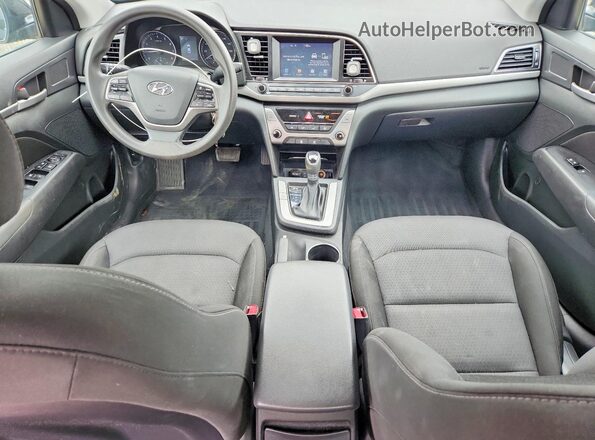 5NPD84LF3JH383048 2018 HYUNDAI ELANTRA Black Vista del salpicadero