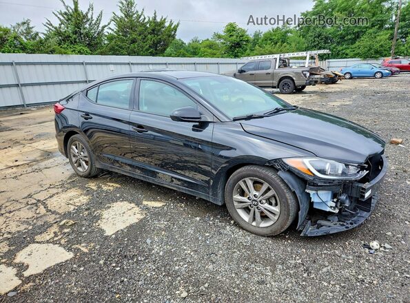 5NPD84LF3JH383048 2018 HYUNDAI ELANTRA Black Delantero derecho