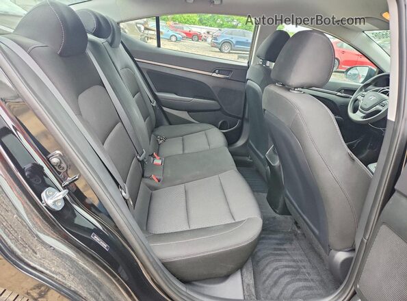 5NPD84LF3JH383048 2018 HYUNDAI ELANTRA Black Vista de los asientos traseros