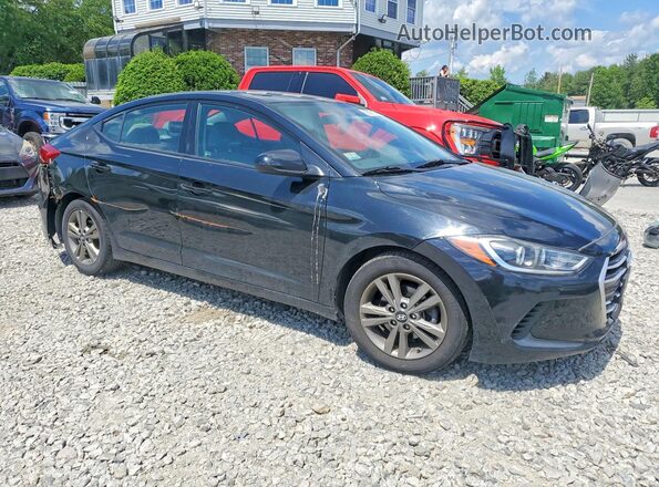 5NPD84LF3JH384281 2018 HYUNDAI ELANTRA Black Przód prawy
