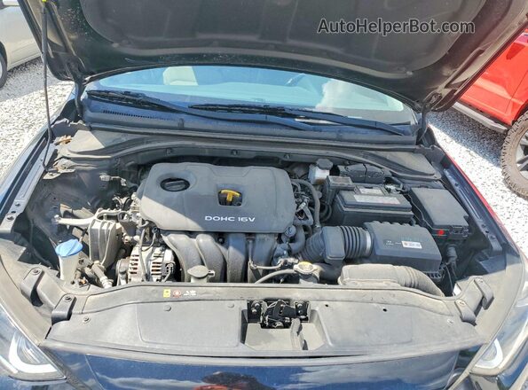 5NPD84LF3JH384281 2018 HYUNDAI ELANTRA Black Widok wnętrza z tyłu