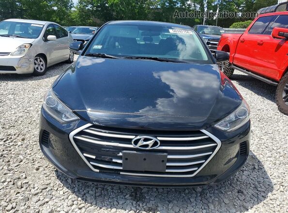 5NPD84LF3JH384281 2018 HYUNDAI ELANTRA Black Widok z przodu
