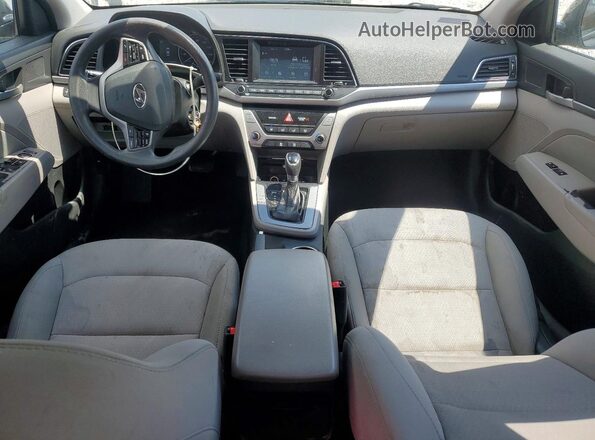 5NPD84LF3JH384281 2018 HYUNDAI ELANTRA Black Widok deski rozdzielczej