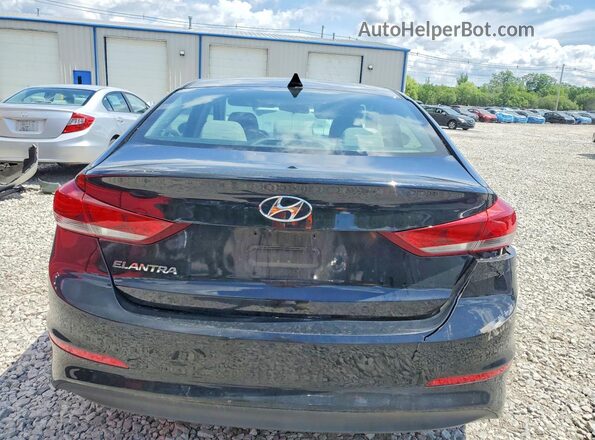 5NPD84LF3JH384281 2018 HYUNDAI ELANTRA Black Widok z tyłu