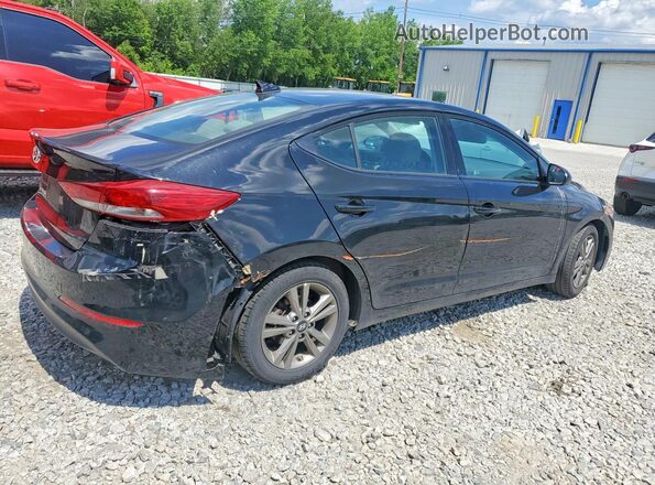 5NPD84LF3JH384281 2018 HYUNDAI ELANTRA Black Tył prawy