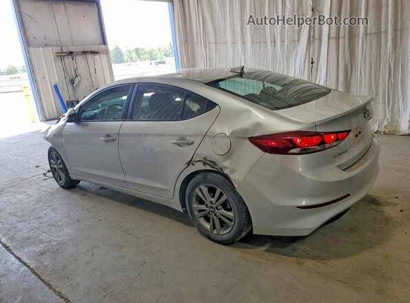 5NPD84LF3JH390386 2018 HYUNDAI ELANTRA Silver Trasero izquierdo