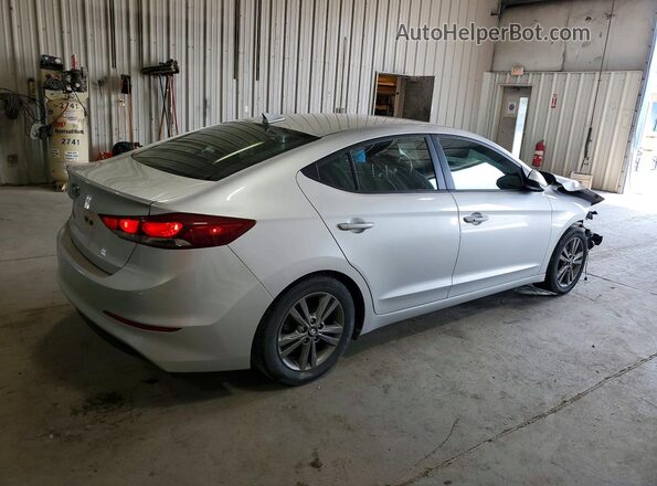 5NPD84LF3JH390386 2018 HYUNDAI ELANTRA Silver Trasero derecho