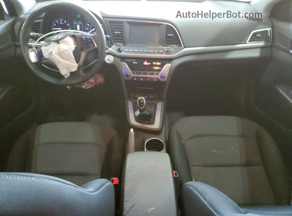 5NPD84LF3JH390386 2018 HYUNDAI ELANTRA Silver Vista del salpicadero