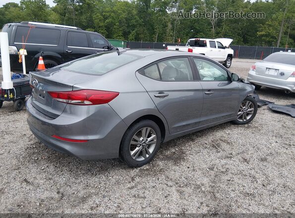 5NPD84LF3JH395135 2018 HYUNDAI ELANTRA Gray Задня права чверть