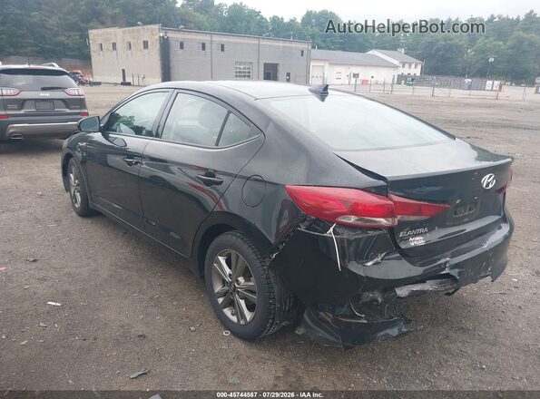 5NPD84LF3JH396219 2018 HYUNDAI ELANTRA Black Задня ліва чверть
