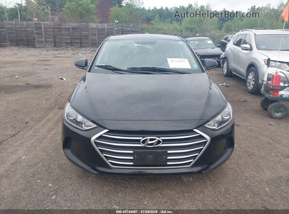 5NPD84LF3JH396219 2018 HYUNDAI ELANTRA Black Вид щитка приладів