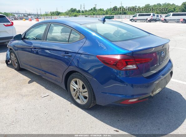 5NPD84LF3KH430984 2019 HYUNDAI ELANTRA Blue Задня ліва чверть