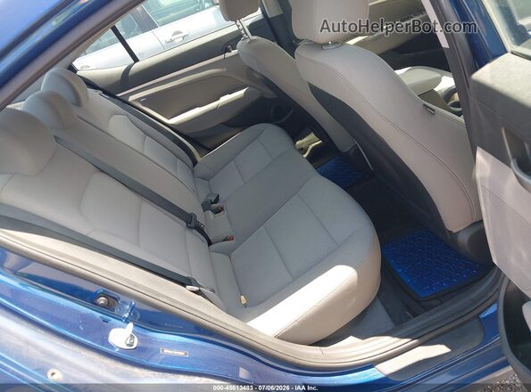 5NPD84LF3KH430984 2019 HYUNDAI ELANTRA Blue Вид наклейки з VIN-кодом