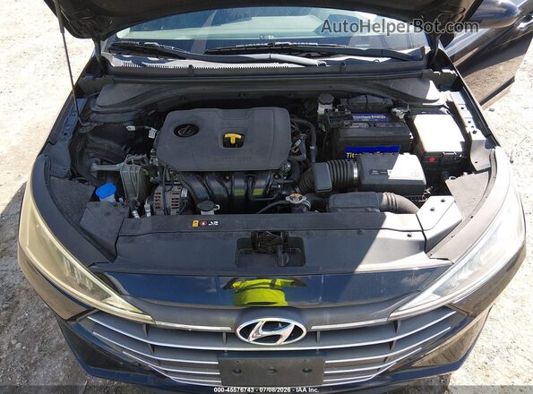 5NPD84LF3KH431228 2019 HYUNDAI ELANTRA Black Widok z tyłu