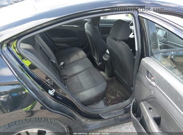 5NPD84LF3KH431228 2019 HYUNDAI ELANTRA Black Widok naklejki z numerem VIN