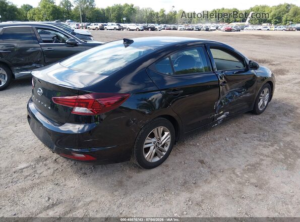 5NPD84LF3KH431228 2019 HYUNDAI ELANTRA Black Tył prawy