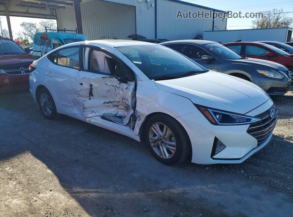 5NPD84LF3KH432380 2019 HYUNDAI ELANTRA White Передня права чверть