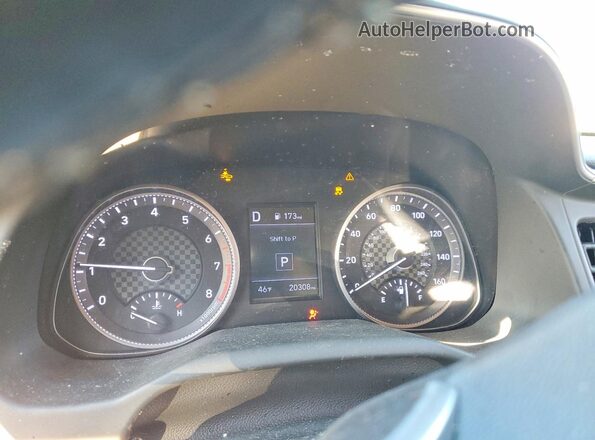 5NPD84LF3KH432380 2019 HYUNDAI ELANTRA White Вид щитка приладів