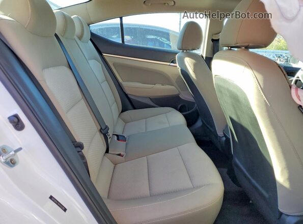 5NPD84LF3KH432380 2019 HYUNDAI ELANTRA White Вид задніх сидінь